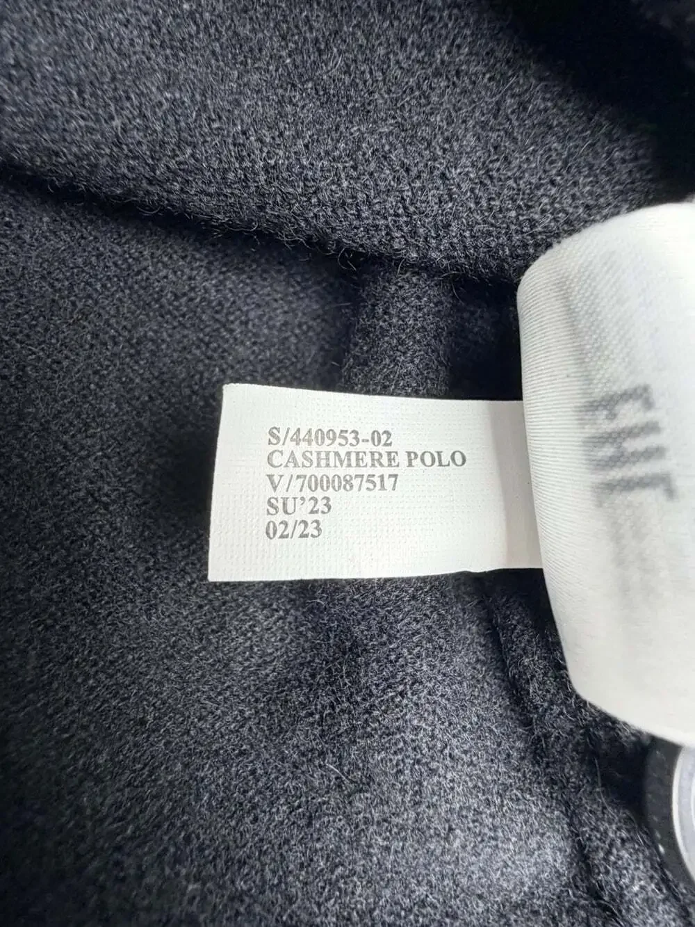 Banana Republic Viaggio Cashmere Polo Sweater Mens L Black 100% Cashmere